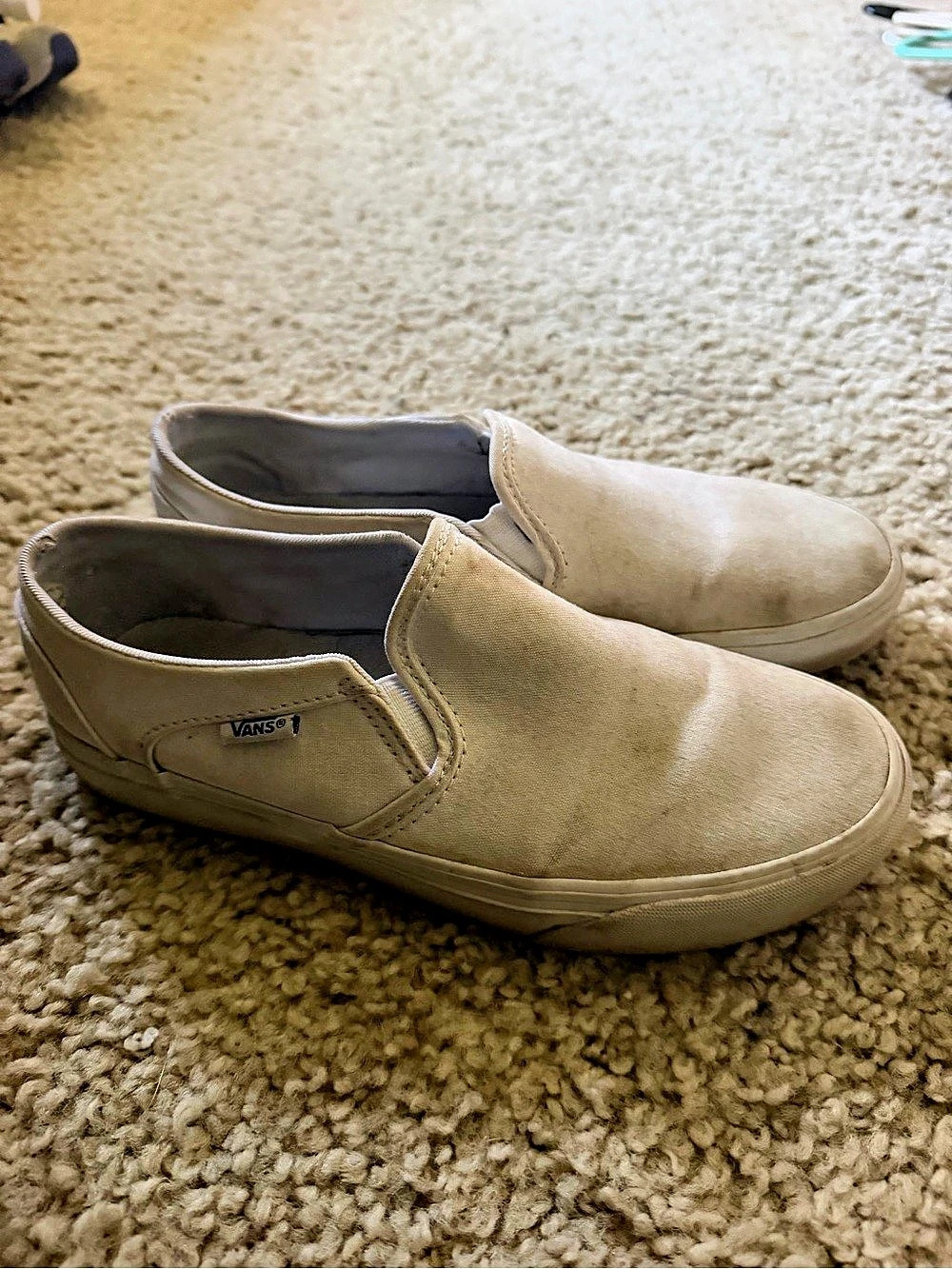 Vans Classic Slip-On Sneakers in white